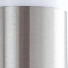 LINDBY Außenwandleuchte Edelstahl 36,5 cm inkl. Bewegungsmelder grau