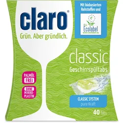 Claro Classic Geschirrspültabs 40ST