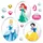 KOMAR Fenstersticker Princess 31 cm x 31 cm