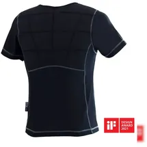 E.COOLINE Powercool SX3 T-Shirt - Kühlshirt für Erwachsene |aktiviert mit Wasser schwarz 3XL