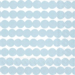 Serviette Räsymatto 20tlg. Papier Blau