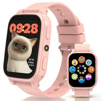 pmstuy Smartwatch Kinder, Kinder Smartwatch mit Schrittzähler, 18 Puzzlespiele, 24/7 Schlafmonitor, IP68 Wasserdicht, Wecker, ohne App, Fitness Tracker fur Madchen Jungen Teens