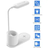 Fontastic Schreibtischlampe mit Induktivlader & Stiftehalter