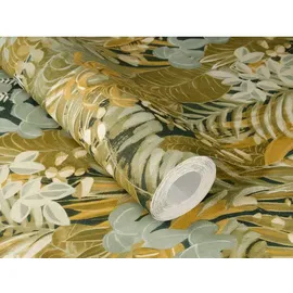 Schöner Wohnen Vliestapete BOTANICAL Dschungel 10,05 m x 0,53 m Grün/Beige 600643