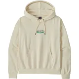 Patagonia Damen 95 Oval Logo Daily Hoodie (Größe L, beige)