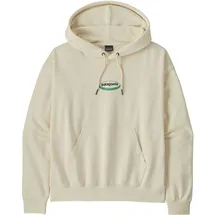 Patagonia Damen 95 Oval Logo Daily Hoodie (Größe L, beige)