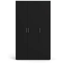 VCM ebuy24 Petra Kleiderschrank mit 3 Türen Mattschwarz