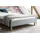 Meise Möbel Polsterbett Lena 120 x 200 cm Stoff Blau Eisblau