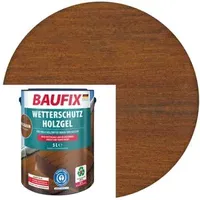 baufix Wetterschutz-Holzgel Nussbaum seidenglänzend 5 l