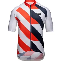 GORE WEAR Herren Trikot Signal Trikot Herren, white/fireball, S