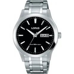 Quarzuhr LORUS, silber (silberfarben), Armbanduhren, Damen, Armbanduhr, Herrenuhr, Damenuhr, Datum