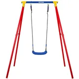 Kettler Einzelschaukel SINGLE rot/blau rot