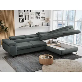 MKS Meble Ecksofa Grau 2-Sitzer