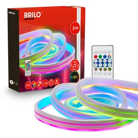 Briloner LED-Streifen 3m 8W RGB IC 300 cm