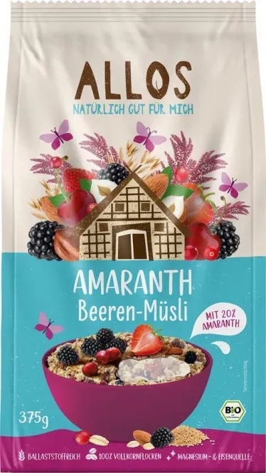 Allos Amaranth Beeren Müsli bio