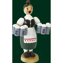 Erzgebirgische Volkskunst Richard Glässer GmbH Räuchermann Helga 18 cm bunt