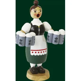 Erzgebirgische Volkskunst Richard Glässer GmbH Räuchermann Helga 18 cm bunt