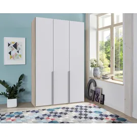 WIMEX Kleiderschrank WIMEX "New York", weiß (struktureichefarben hell, front weiß), B:135cm H:236cm T:58cm, Schränke, Kleiderschrank, in vielen Breiten, 208 oder 236cm hoch