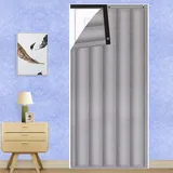 Thermovorhang Kälteschutz Haustür,Vorhänge Wärmeisolierend,Türvorhang Thermo vorhang Kälteschutzvorhang,Wärmeschutzvorhang Kälteschutzfolie Raumspartür,für Tür Innen Türen Haustür Fenster ( Color : A