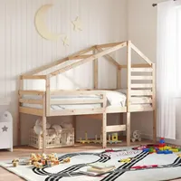 VidaXL Dach für Kinderbett 188x97x113 cm Massivholz Kiefer