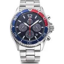 Orient Mako Chronograph Edelstahl 43 mm RA-TX0201L10B