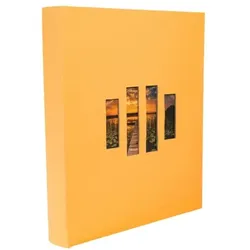 EXACOMPTA Fotoalbum Milano 29x32 cm 60 Seiten orange, 30.3x4.7 cm