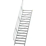 Günzburger MUNK Aluminium-Treppe Stufen 45° 15 Stufen