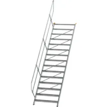 Günzburger MUNK Aluminium-Treppe Stufen 45° 15 Stufen