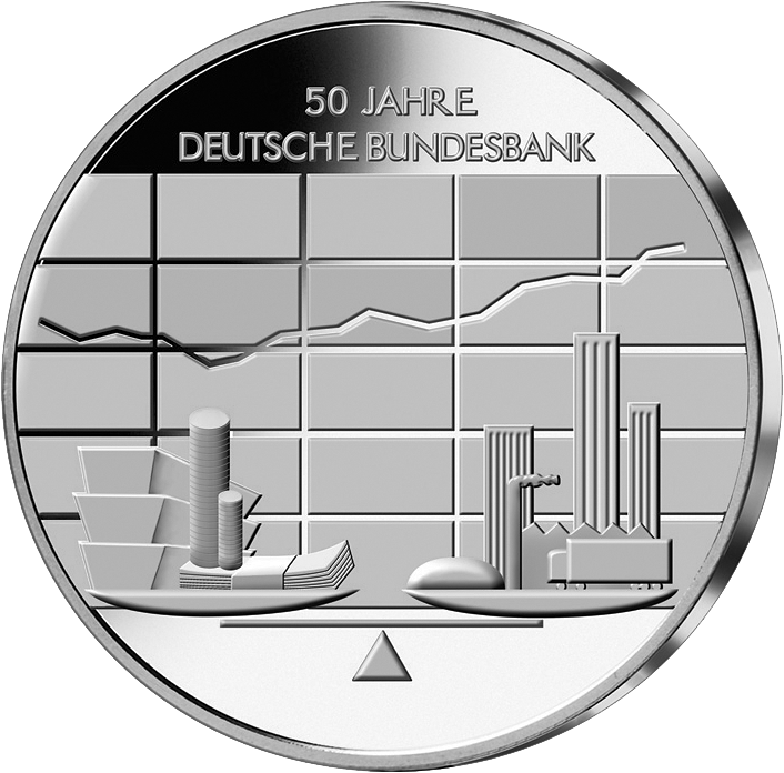 Bund 10 Euro Bundesbank 2007 st