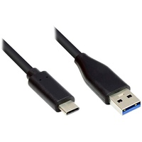 Good Connections Anschlusskabel 3m USB 3.0 USB-C zu USB 3.0 A schwarz