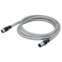 WAGO 756-3105/040-003 Sensor-/Aktor-Datensteckverbinder, konfektioniert M12 Stecker, gerade, Buchse,
