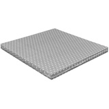 Laufgitter-Matratze Laufgittermatratze 100x100 Grey Stars, Baby-Delux, 6.00 cm hoch, Matratze für Laufgitter Laufstall 100x100 cm Grey Stars grau
