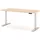 Assmann Electronic ASSMANN Schreibtisch Sand Weiß, Metall, 140x121x70 cm, Arbeitszimmer, Schreibtische, Bürotische
