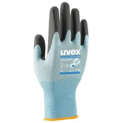 UVEX Arbeitsschutz 60078, Fabrik-Handschuhe, Schwarz, Blau, Erwachsener, Erwachs