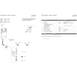MEPA Eck-WC-Element 514823 Unterputz-Spülkasten 6-7,5 l, Systembauhöhe 120 cm