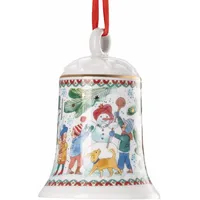 Hutschenreuther Weihnachten Sammelkollektion 2025 Porzellanglocke Weihnachtsspiele Weihnachtsglocke, 12 cm