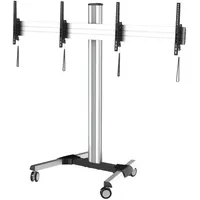 PureMounts TV Cart - Dual Display bis 55 Zoll