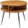 FineBuy Couchtisch Sheesham Braun 60 x 60 x 45 cm