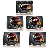Senseo ® Pads Typ Espresso - RA-zertifiziert - 5 Packungen x 16 Kaffeepads