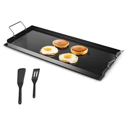 VEVOR Flache Grillplatte Grillpfanne Karbonstahl BBQ Kochgeschirr 812x310mm