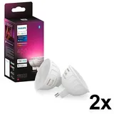 Set 4x dimmbares LED-RGBW-Leuchtmittel Philips Hue WACA GU5,3/MR16/6,3W/12V