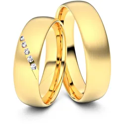 Trauringe Stralsund 585er Gelbgold - 5349