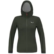 Salewa Puez Aqua 4 Regenjacke Damen Dark Olive 38