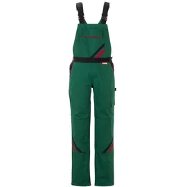 Planam Highline Damen Latzhose grün/schwarz/rot 40