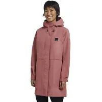 Jack Wolfskin Terraview 2L Regenmantel Damen Mineral Red L