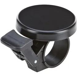 Fahrradklingel PROPHETE "Fahrradglocke", schwarz, Fahrradklingeln, 40mm, Edelstahl, Ø:40mm