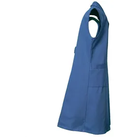 Planam 1691048 Damen-Arbeitsmantel, Baumwolle, ärmellos, kornblau