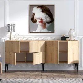 CaliCosy Octavia 180 x 80 x 40 cm Eiche