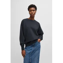 Sweatshirt »Eteia Premium Damenmode«, oversized geschnitten,  Logo, Gr. L, Dark Blue 404, , 26130568-L