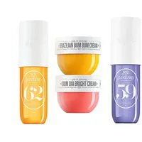 Sol de Janeiro Pflege-Geschenkset Sol de Janeiro Cheirosa Körperpflege 3er Set Travel Size, 4-tlg., Duo Body Creams + zwei Duft-Mists für Pflege & Layering